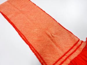 未使用品　正絹　振袖用　絞り　帯揚げ